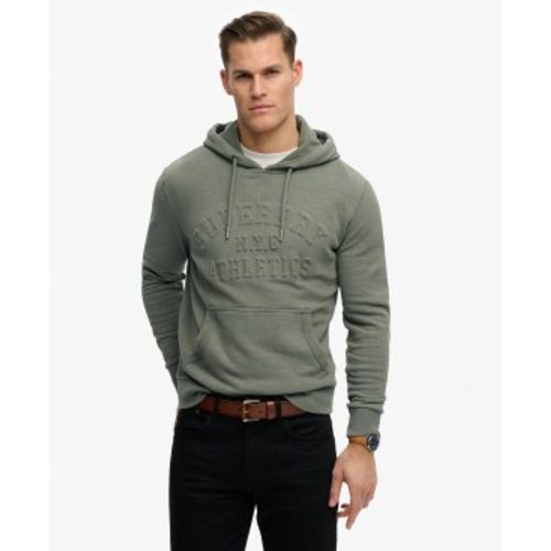 M2014484A Sweat à capuche Athletic Emboss olive (S), Casuel, Coton - Superdry - Modalova