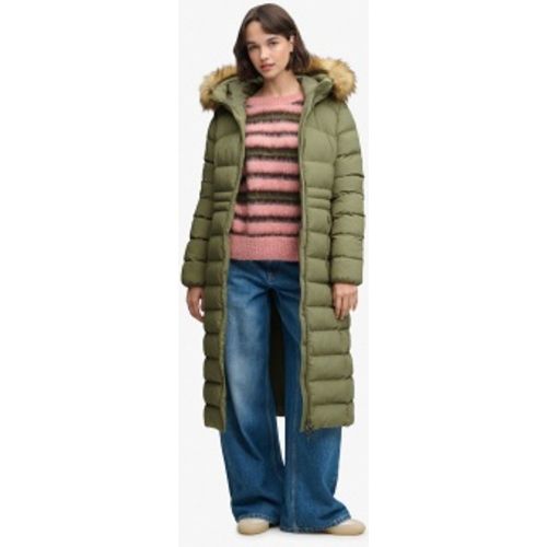 W5012183A Manteau à capuche Hooded Faux Fur Fuji Longline (L), Casuel, Polyester - Superdry - Modalova