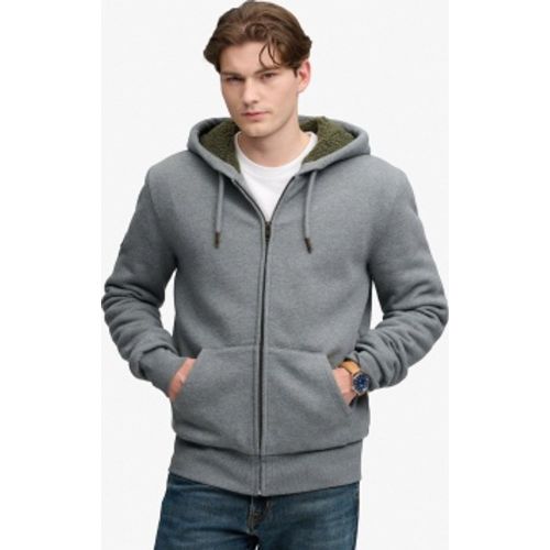 M2014583A Sweat à capuche et fermeture éclair Borg Lined (3XL), Casuel, Coton - Superdry - Modalova