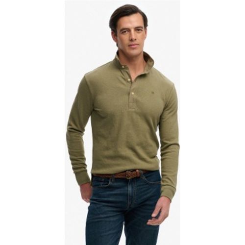 M6010958A Polo Classic Rugby (XL), Casuel, Coton, Classique, Manche longue - Superdry - Modalova