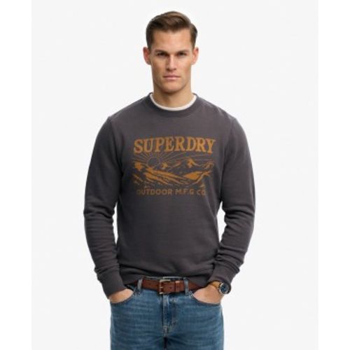 M2014495A Sweat à capuche Retro Outdoor marron (M), Casuel, Coton - Superdry - Modalova