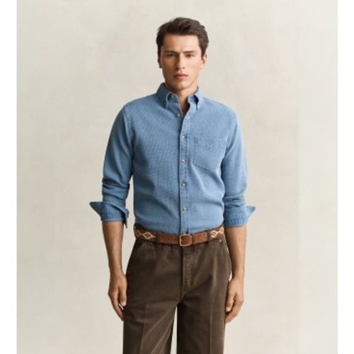 Chemise en nid d'abeille (M), Casuel, Coton, Manche longue - Gant - Modalova