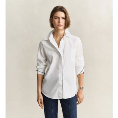 Chemise avec liserés (34), Casuel, Coton, Manche longue - Gant - Modalova