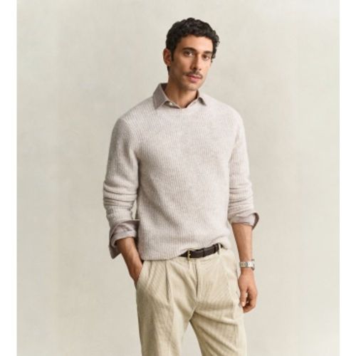 Pull col rond mélange laine d'alpaga (S), Casuel - Gant - Modalova