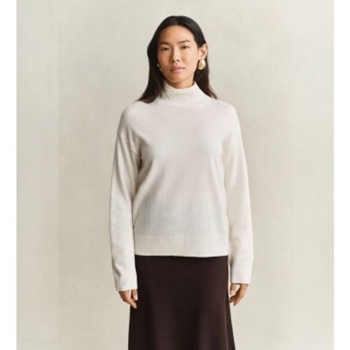 Pull en laine col montant (S), Casuel, Manche longue - Gant - Modalova