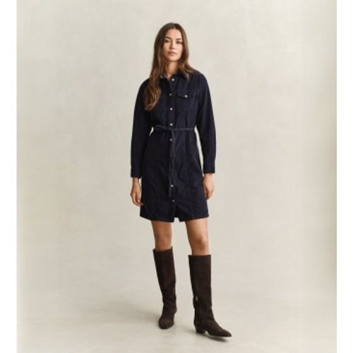 Robe chemisier en velours côtelé (34), Casuel, Coton, Manche longue - Gant - Modalova