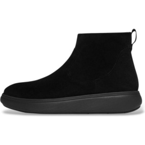 E35-090 iQ-COMFF BOTTINES EN DAIM AVEC ZIP (36), , Plat, Cuir, Fermeture éclair, Casuel - FitFlop - Modalova