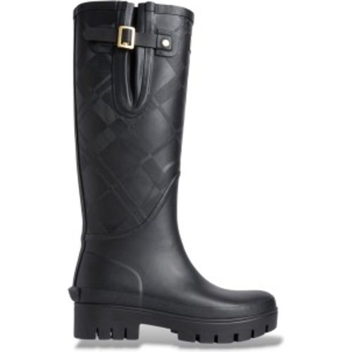 LRF0143 Bottes Leighton Tartan Tall Welly (37), Plat, Aucun, De plein air - Barbour - Modalova