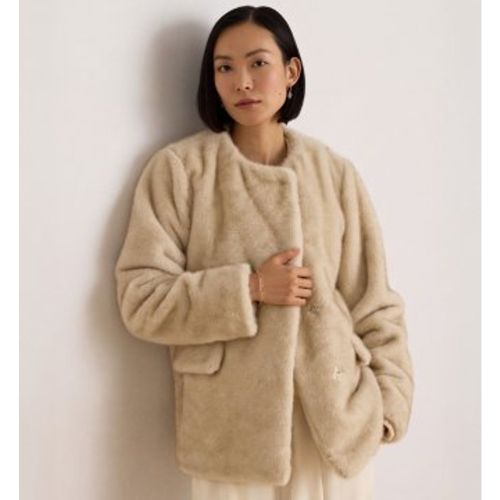 P04117003 Manteau en fourrure synthétique (XS), Casuel, Classique, Polyester - Lauren Ralph Lauren - Modalova