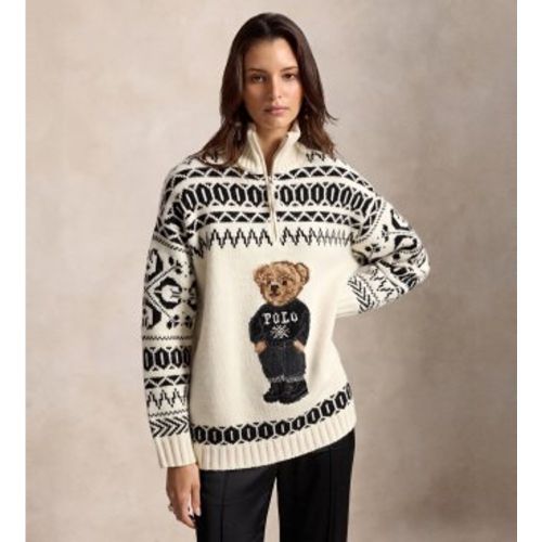 B23908001 Pull en laine et cachemire avec Polo Bear crème (L), Beige, Casuel - Polo Ralph Lauren - Modalova