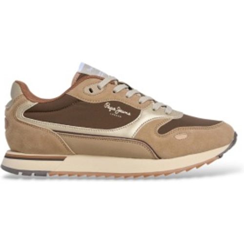 PLS400039 Baskets Bexley Essence marron (36), Plat, Lacets, Casuel - Pepe Jeans - Modalova
