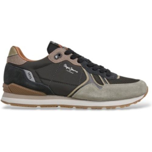PMS400049 Baskets Brit City (43), Tissu, Plat, Lacets, Casuel - Pepe Jeans - Modalova