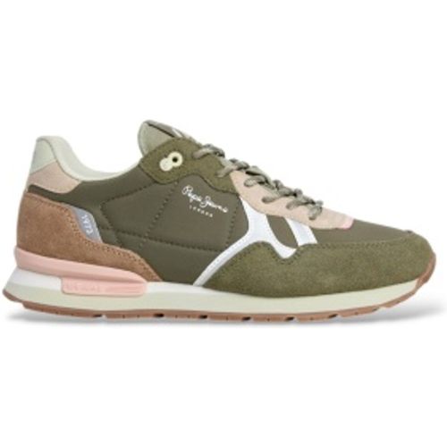 PLS400047 Baskets Brit City (36), Tissu, Plat, Lacets, Casuel - Pepe Jeans - Modalova