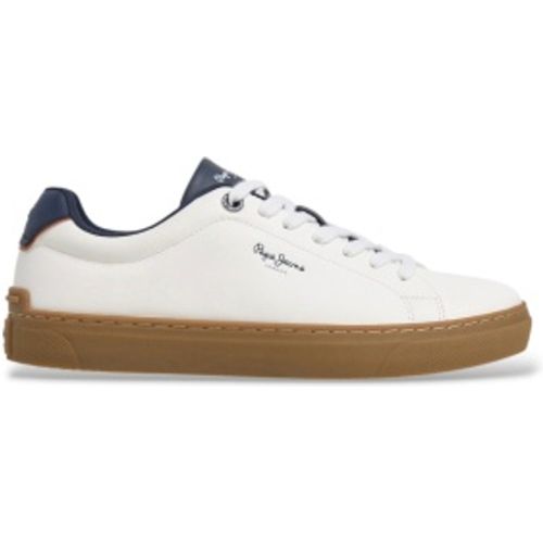 PMS000063 Baskets Camden Log blanc cassé (40), Plat, Lacets, Casuel, Classique - Pepe Jeans - Modalova