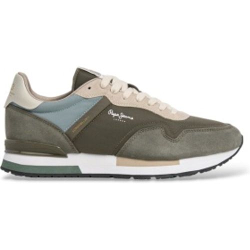 PMS400037 Baskets Hailon Basic (41), Tissu, Plat, Lacets, Casuel, Sport - Pepe Jeans - Modalova