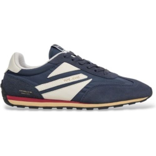 PMS400051 Baskets Jason Street (41), Tissu, Plat, Lacets, Casuel - Pepe Jeans - Modalova