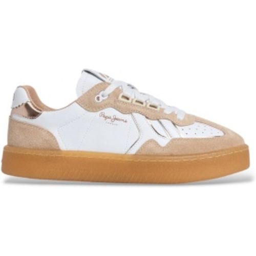 PLS000042 Baskets en cuir Maya Contour (36), Plat, Lacets, Casuel - Pepe Jeans - Modalova