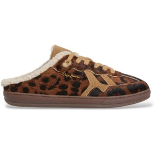 PLS000039 Baskets en cuir Ball Clog marron (36), Plat, Aucun, Casuel - Pepe Jeans - Modalova
