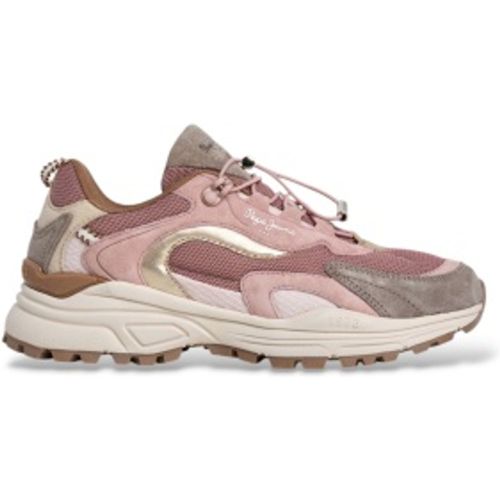 PLS600086 Baskets en cuir Darren Essence clair (36), Plat, Lacets, Casuel - Pepe Jeans - Modalova
