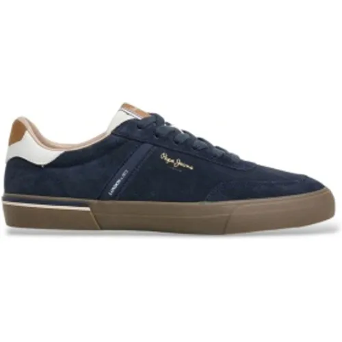 PMS300032 Chaussures en cuir Kenton Suede (40), Plat, Lacets, Casuel - Pepe Jeans - Modalova