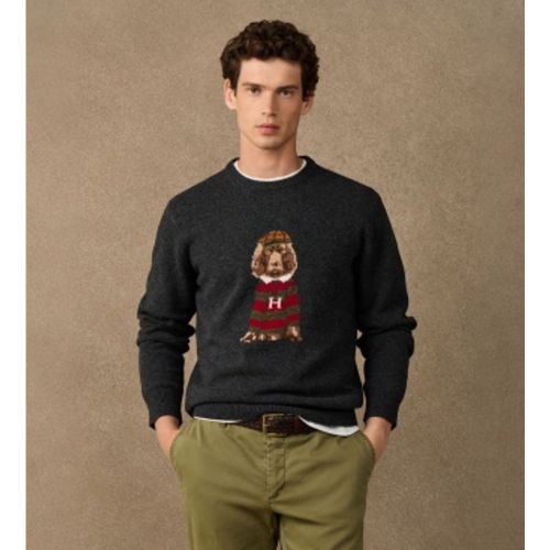 HM7000259 Pull en jersey patrimonial Harry Crew (S), Casuel, Laine, Classique, Manche longue - Hackett London - Modalova