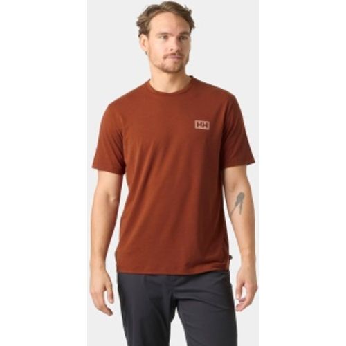 Maillot Skog Graphic terre cuite (S), Casuel, Polyester, Manche courte - Helly Hansen - Modalova