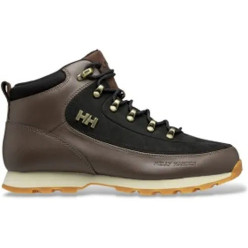 Bottes en cuir Forester Premium marron (40.5), Plat, Lacets, Casuel, De plein air - Helly Hansen - Modalova