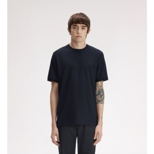 M2397 T-shirt en piqué crêpe avec finitions (S), Casuel, Coton, Manche courte - Fred Perry - Modalova