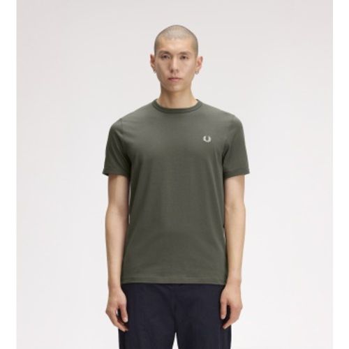 M3519 Tee-shirt Ringer (S), Beige, Casuel, Coton, Manche courte - Fred Perry - Modalova
