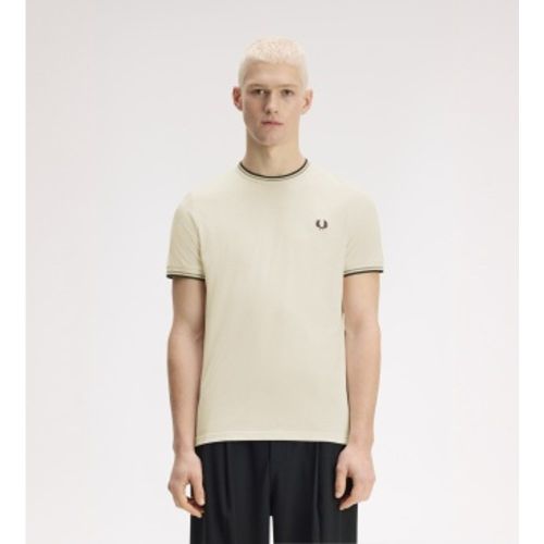 M1588 Polo Twin Tipped beige (S), Casuel, Coton, Manche courte - Fred Perry - Modalova