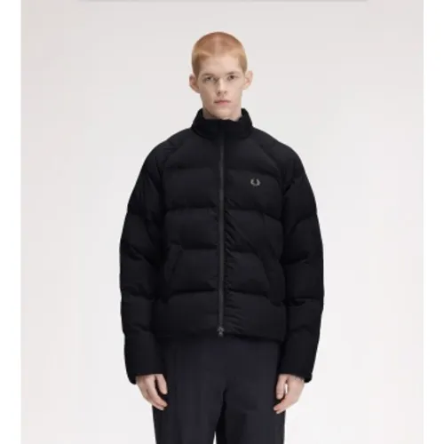 J1309 Veste matelassée à manches raglan (S), Casuel, Nylon recyclé - Fred Perry - Modalova