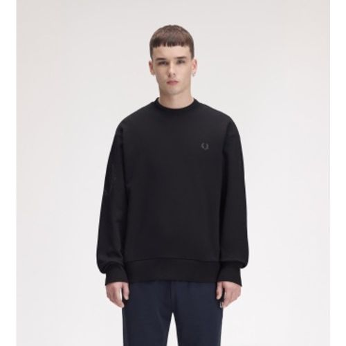 M3622 Sweat Laurel Wreath réfléchissant (S), Casuel, Coton - Fred Perry - Modalova