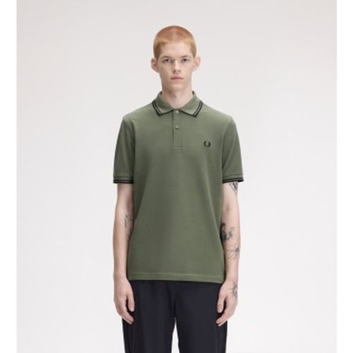M3600 Polo Twin Tipped laurier (M), Casuel, Coton, Manche courte - Fred Perry - Modalova