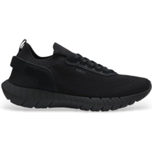 Trainers Motion (40), Noir, Plat, Lacets, Casuel - Boss - Modalova