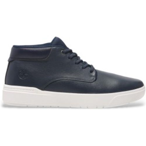 TB0A69M1EP11 Seneca Bay Mid Lace Up Sneaker Dark Full Grain (44.5), Cuir, Plat, Lacets, Casuel, Durable, Marine - Timberland - Modalova