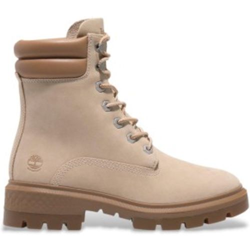 TB0A2D7NEN71 Bottes en cuir mi-mollet imperméables à lacets Cortina Valley beige clair (35.5 W), Plat, Casuel - Timberland - Modalova