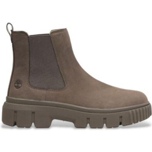 TB0A2FK2EM51 Greyfield Mid bottes chelsea en cuir (36 W), Plat, Aucun, Casuel, Durable - Timberland - Modalova