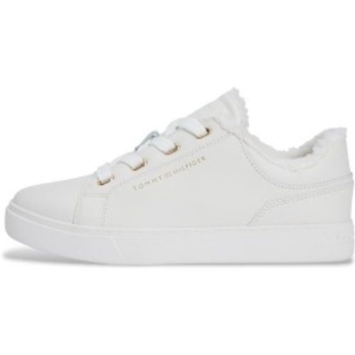 FW0FW08824 Baskets décontractées en cuir (41), Plat, Lacets, Casuel - Tommy Hilfiger - Modalova