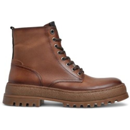 PMS50258 Lincoln Top bottines en cuir (40), Plat, Lacets, Fermeture éclair, Casuel - Pepe Jeans - Modalova
