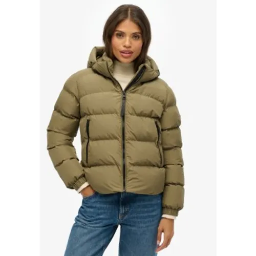 W5011996A Stanton Hooded Quilted Jacket (S), Casuel, Polyester - Superdry - Modalova