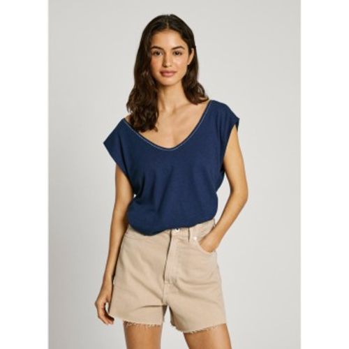 PL506052 Lotti Short Sleeve T-Shirt (L), Casuel, Coton, Manche courte, Durable, Marine - Pepe Jeans - Modalova
