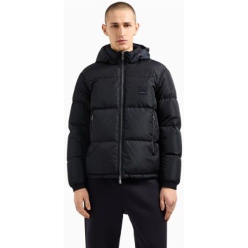 XM000348AF12286UB101 Doudoune noire (S), Casuel, Polyamide, Marine - A|X Armani Exchange - Modalova