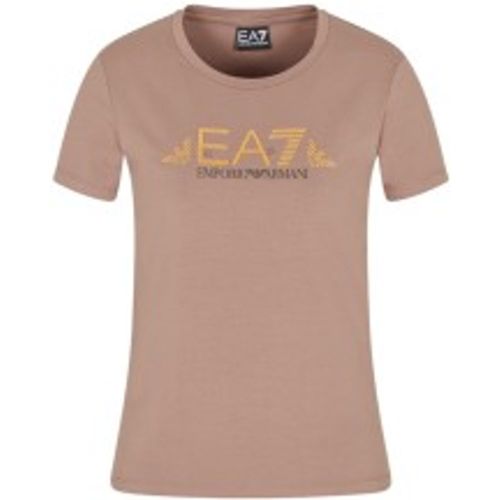 W000777_AF10373 T-shirt croisé avec logo Eagle (XXS), Casuel, Coton, Manche courte - EA7 - Modalova