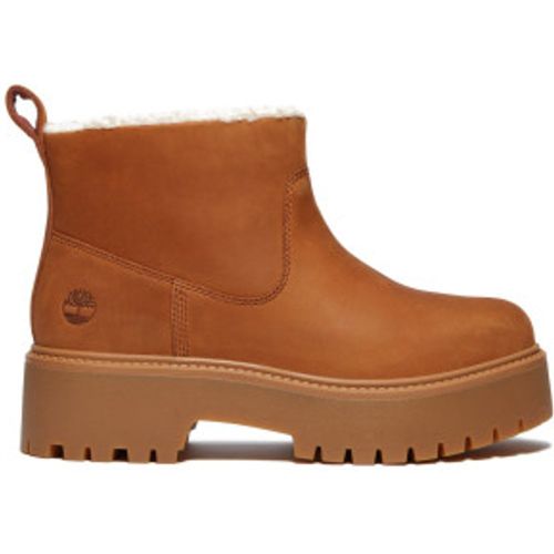 TB0A283GEM71 Bottines en cuir avec doublure chaude Stone Street marron (41 W), 1 à 3 cm, Aucun, Casuel - Timberland - Modalova