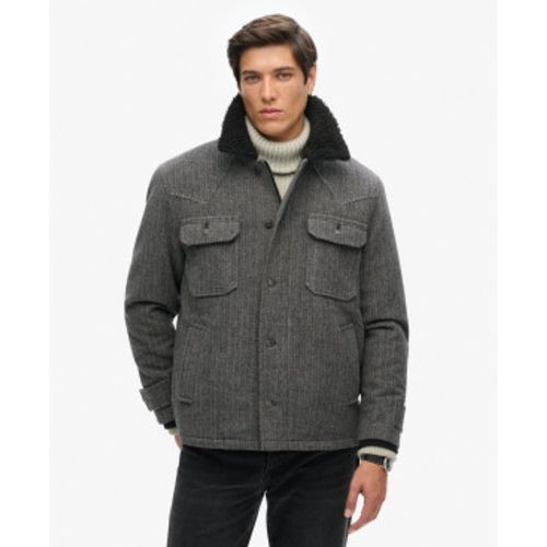 M5011972A Veste de travail en laine Merchant (M), Casuel - Superdry - Modalova