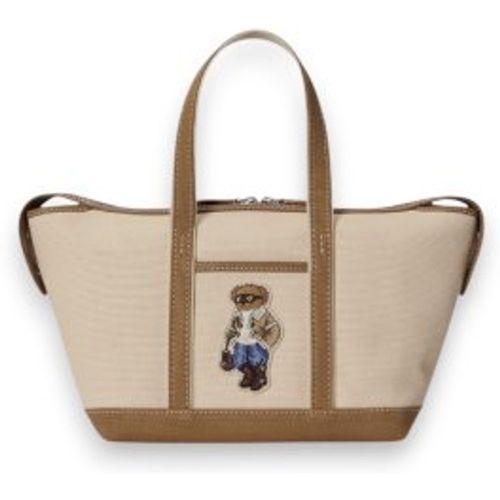 P18486001 Mini sac cabas en toile Polo Bear (OSFA), Casuel, Coton - Polo Ralph Lauren - Modalova