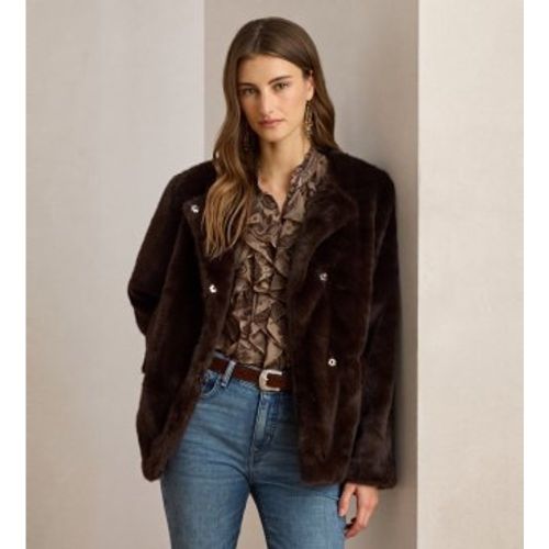 P04117002 Manteau en fausse fourrure (XS), Casuel, Polyester - Lauren Ralph Lauren - Modalova