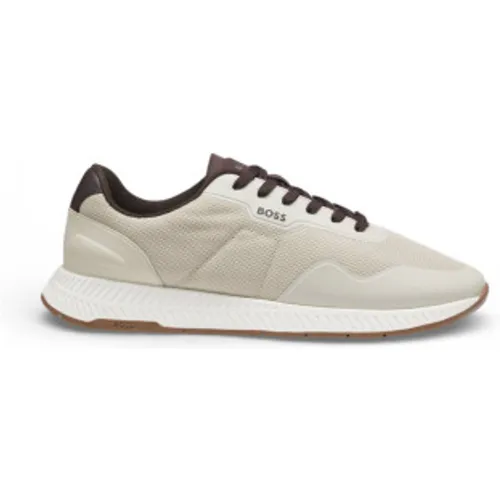 Baskets titane (40), Plat, Lacets, Casuel - Boss - Modalova