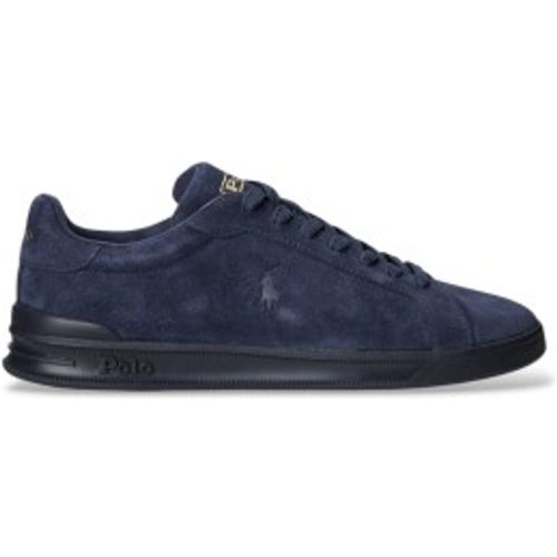 Baskets en daim Heritage Court II (36), Cuir, Plat, Lacets, Sport, Marine - Polo Ralph Lauren - Modalova