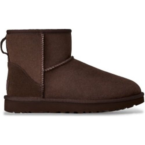 Bottes en cuir Classic Mini II marron (41), Plat, Aucun, Casuel - Ugg - Modalova